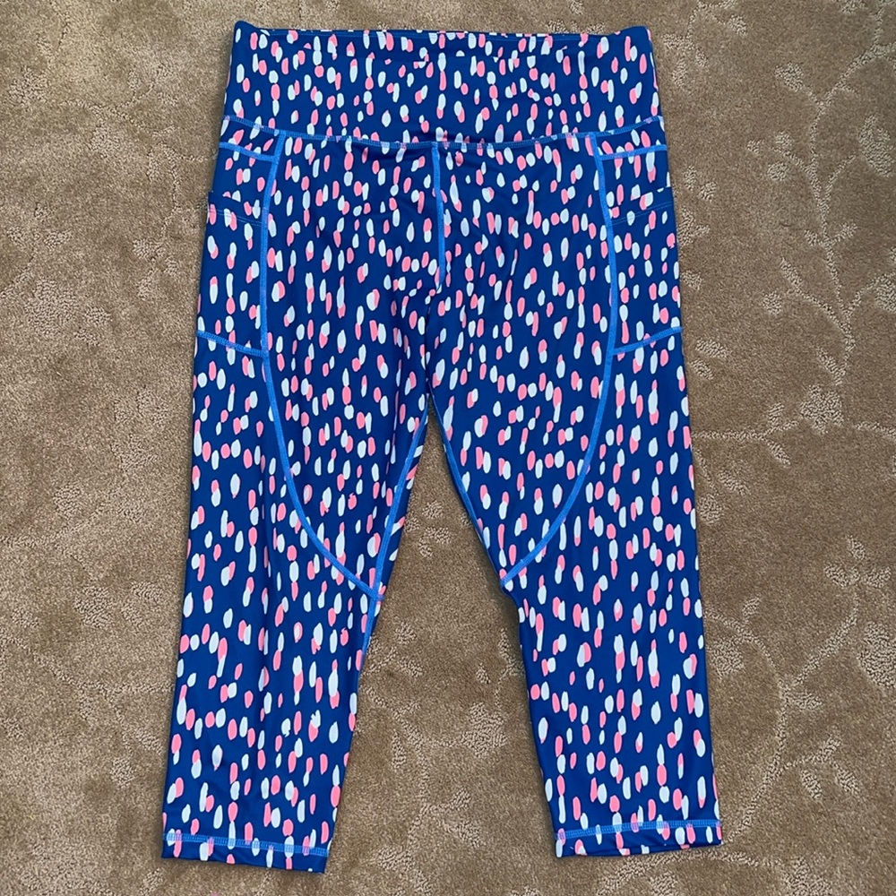 EUC ZYIA Active Drop Of Spring Light N Tight Leggings, Sz 20